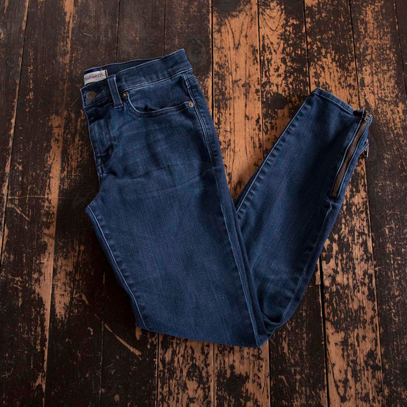 Madewell Denim - Madewell Skinny Skinny Angle Zip Jeans